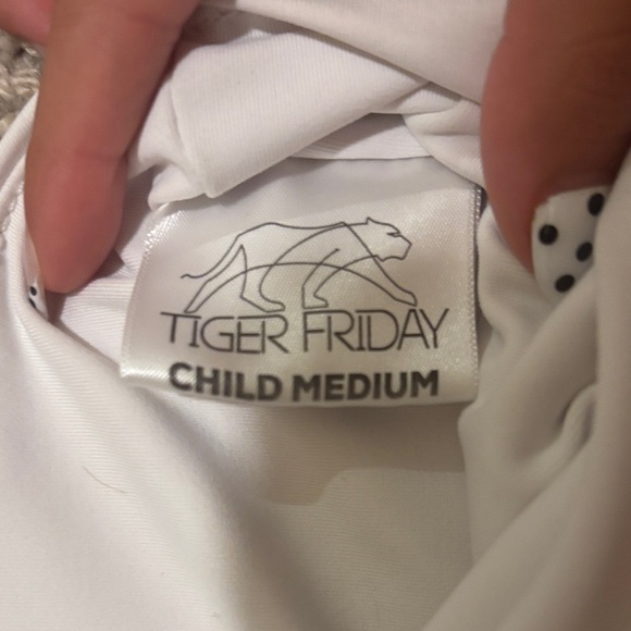 White Ruffled Kids Top - Picture 2 of 4